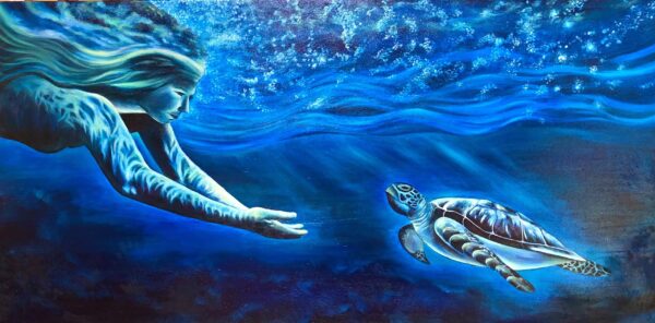Turtle is symbol of the Mother Earth. Turtle reminds us that we never alone that earth is our mother that she loves us. Spkeaks Protected and provided every day